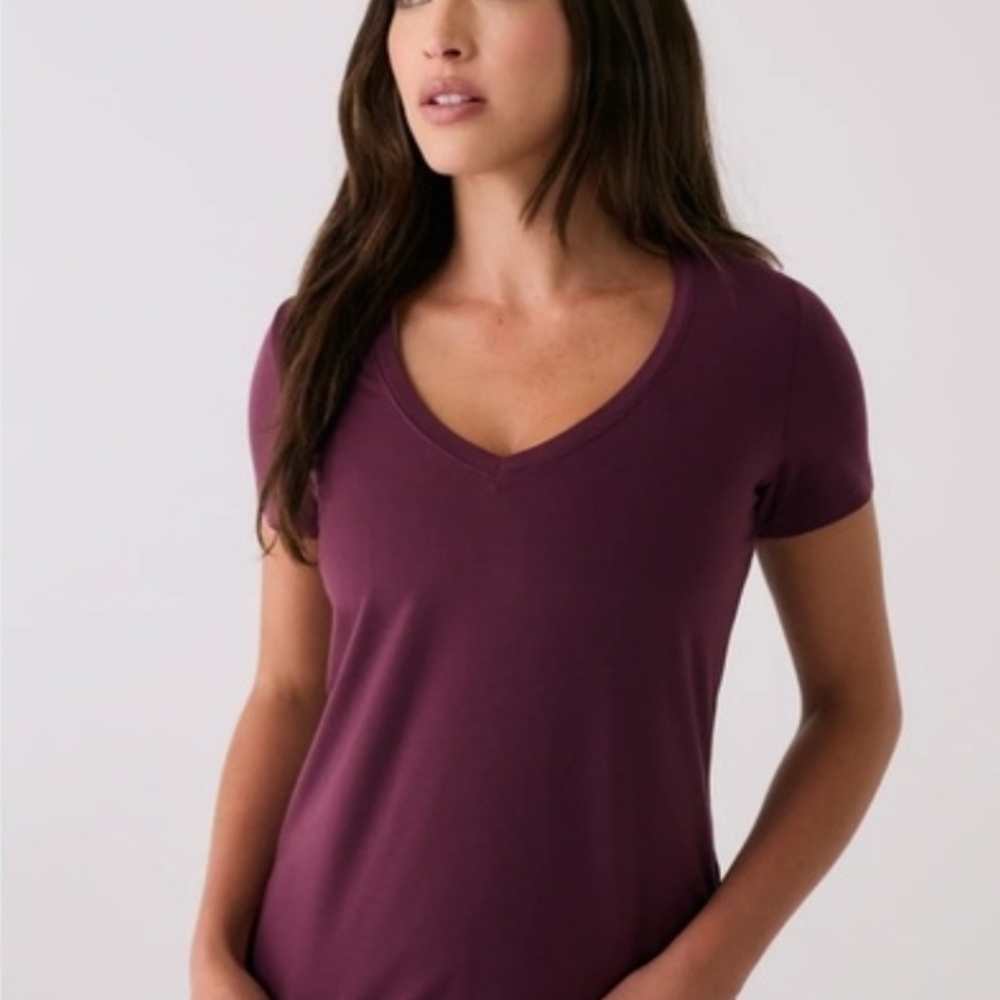 Lole V-Neck Short Sleeve Top